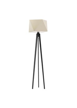 Drewniana lampa podłogowa trójnóg z abażurem BOMBAJ ze sklepu Lysne w kategorii Lampy podłogowe - zdjęcie 181877130