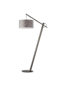 Designerska lampa stojąca drewniana z abażurem TORINO ze sklepu Lysne w kategorii Lampy podłogowe - zdjęcie 181877751