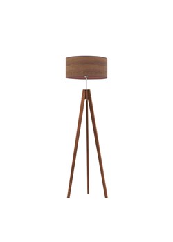 Lampa stojąca w formie statywu HAITI ECO z fornirowym kloszem ze sklepu Lysne w kategorii Lampy podłogowe - zdjęcie 181878402