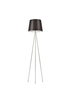 Klasyczna lampa podłogowa do sypialni RENO z brązowym abażurem ze sklepu Lysne w kategorii Lampy podłogowe - zdjęcie 181878513