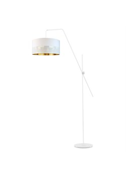 Biała regulowana lampa podłogowa BILBAO GLAM ze sklepu Lysne w kategorii Lampy podłogowe - zdjęcie 181879083