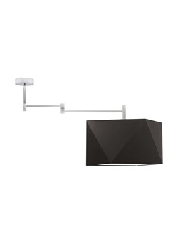 Metalowa lampa sufitowa z brązowym abażurem HARBIN ze sklepu Lysne w kategorii Lampy sufitowe - zdjęcie 181879362