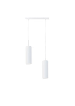 Lampa wisząca podwójna biała MADERA ze sklepu Lysne w kategorii Lampy wiszące - zdjęcie 181879420