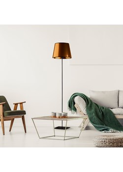 Designerska lampa stojąca PALERMO MIRROR z miedzianym abażurem ze sklepu Lysne w kategorii Lampy podłogowe - zdjęcie 181880403