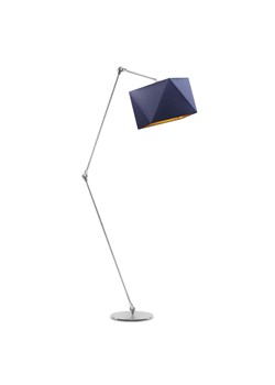 Srebra lampa podłogowa z regulowanym ramieniem OSAKA GOLD ze sklepu Lysne w kategorii Lampy podłogowe - zdjęcie 181880472
