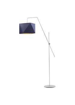 Srebrna lampa podłogowa do sypialni na wysięgniku TOLEDO GOLD ze sklepu Lysne w kategorii Lampy podłogowe - zdjęcie 181881301