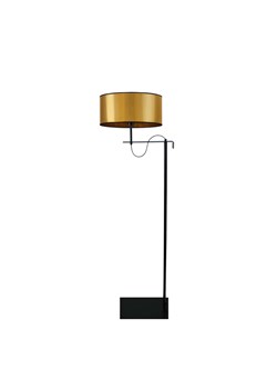 Czarna lampa stojąca loft w miedzianym kloszem KAMERUN MIRROR ze sklepu Lysne w kategorii Lampy podłogowe - zdjęcie 181881361