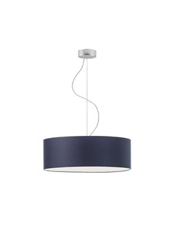 Granatowa lampa wisząca do kuchni w stylu minimalistycznym HAJFA fi - 50 cm - kolor granatowy ze sklepu Lysne w kategorii Lampy wiszące - zdjęcie 181881450