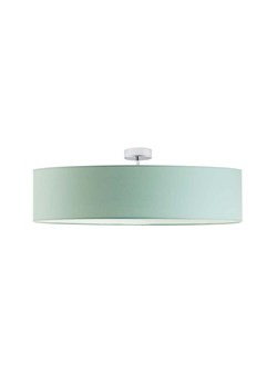 Okrągła lampa sufitowa dla dzieci GRENADA  fi - 80 cm - kolor miętowy ze sklepu Lysne w kategorii Lampy dziecięce - zdjęcie 181882804