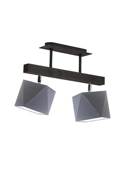 Drewniana lampa przysufitowa z 2 źródłami światła ASTIR regulowana ze sklepu Lysne w kategorii Lampy wiszące - zdjęcie 181882890