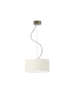 Lampa wisząca z cylindrycznym abażurem HAJFA fi - 30 cm ze sklepu Lysne w kategorii Lampy wiszące - zdjęcie 181883310