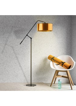 Czarna lampa stojąca w stylu loft LIBERIA MIRROR w regulowanym wysięgnikiem - id: 10711 - marki Ciekot Partners Sp. Z O. O. - 181884044 Czarna lampa stojąca w stylu loft LIBERIA MIRROR w regulowanym wysięgnikiem ze sklepu Lysne w kategorii Lampy podłogowe - zdjęcie 181884044