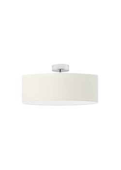 Lampa sufitowa z abażurem w kolorze kremowym WENECJA fi - 50 cm - kolor ecru ze sklepu Lysne w kategorii Lampy sufitowe - zdjęcie 181884644