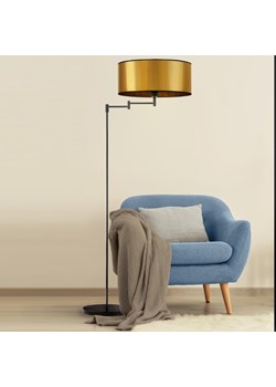 Czarno złota lampa stojąca w stylu glamour CANCUN MIRROR ze sklepu Lysne w kategorii Lampy podłogowe - zdjęcie 181885234