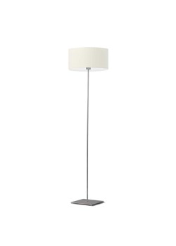 Srebrna lampa stojąca do salonu o klasycznym designie SOFIA z kremowym abażurem ze sklepu Lysne w kategorii Lampy podłogowe - zdjęcie 181885972