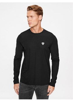 EA7 Emporio Armani Longsleeve 8NPT17 PJRGZ 1200 Czarny Regular Fit ze sklepu MODIVO w kategorii T-shirty męskie - zdjęcie 181886221