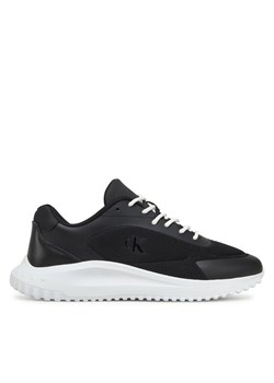 Calvin Klein Jeans Sneakersy Eva Runner Low Mesh Mix YM0YM01185 Czarny ze sklepu MODIVO w kategorii Buty sportowe męskie - zdjęcie 181886271