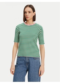 Tom Tailor Denim T-Shirt 1045410 Zielony Regular Fit ze sklepu MODIVO w kategorii Bluzki damskie - zdjęcie 181886551