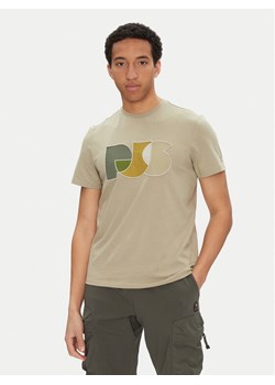 Parajumpers T-Shirt Leland 25SMPMTSGT09 Beżowy Regular Fit ze sklepu MODIVO w kategorii T-shirty męskie - zdjęcie 181886614