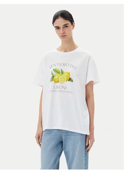 Pieces T-Shirt Thea 17157114 Biały Standard Fit ze sklepu MODIVO w kategorii Bluzki damskie - zdjęcie 181886631