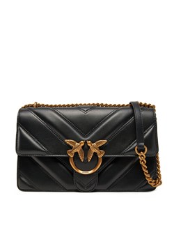 PINKO Torebka Love One Classic Light Dc PE 25 PLTT 104549 A26Z Czarny - id: 8057769899729 - marki Pinko - 181886830 PINKO Torebka Love One Classic Light Dc PE 25 PLTT 104549 A26Z Czarny ze sklepu MODIVO w kategorii Kopertówki - zdjęcie 181886830