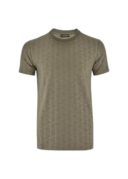 Emporio Armani T-Shirt EM000692 AF12362 U6189 Brązowy Regular Fit ze sklepu MODIVO w kategorii T-shirty męskie - zdjęcie 181886934