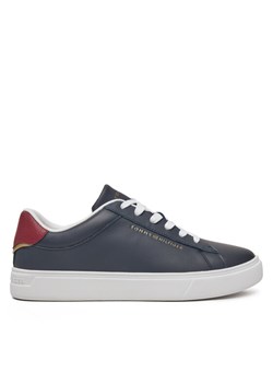 Tommy Hilfiger Sneakersy Essential Court Sneaker FW0FW08320 Granatowy ze sklepu MODIVO w kategorii Buty sportowe damskie - zdjęcie 181887031