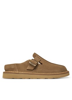 Clarks Klapki Solsbury  26180882 Brązowy ze sklepu MODIVO w kategorii Klapki męskie - zdjęcie 181887094