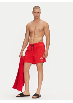Jack&Jones Szorty kąpielowe Maui 12278729 Czerwony Regular Fit ze sklepu MODIVO w kategorii Kąpielówki - zdjęcie 181887161