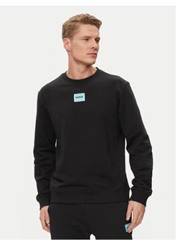 Hugo Bluza Diragol212 50447964 Czarny Regular Fit ze sklepu MODIVO w kategorii Bluzy męskie - zdjęcie 181887231
