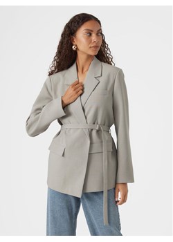 Vero Moda Marynarka Claudia 10301445 Szary Oversize ze sklepu MODIVO w kategorii Marynarki damskie - zdjęcie 181887331