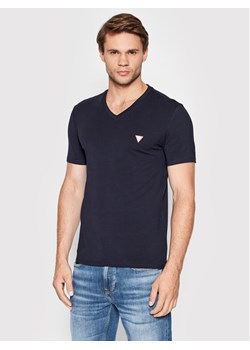 Guess T-Shirt M2YI32 J1311 Granatowy Super Slim Fit ze sklepu MODIVO w kategorii T-shirty męskie - zdjęcie 181887410