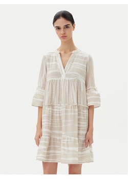 Vero Moda Sukienka letnia Dicthe 10225127 Beżowy Loose Fit ze sklepu MODIVO w kategorii Sukienki - zdjęcie 181887442