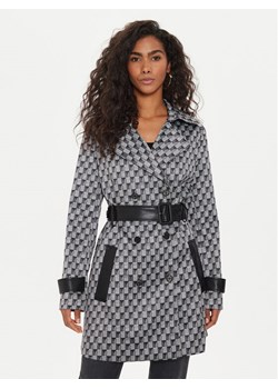 Guess Płaszcz przejściowy Luana W4YL41 WFJ02 Czarny Regular Fit ze sklepu MODIVO w kategorii Płaszcze damskie - zdjęcie 181887614