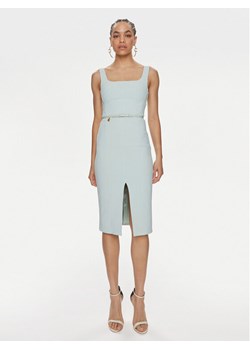 Elisabetta Franchi Sukienka koktajlowa AB-538-41E2-V380 Zielony Slim Fit ze sklepu MODIVO w kategorii Sukienki - zdjęcie 181887771