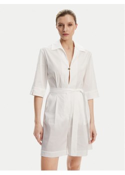 Max Mara Beachwear Kombinezon Canard 2516241019 Biały Regular Fit ze sklepu MODIVO w kategorii Kombinezony damskie - zdjęcie 181887793