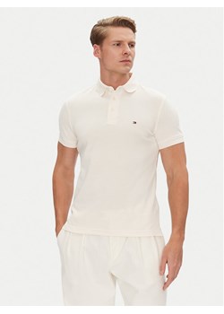 Tommy Hilfiger Polo 1985 MW0MW17771 Beżowy Slim Fit ze sklepu MODIVO w kategorii T-shirty męskie - zdjęcie 181887964
