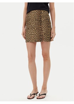 Vero Moda Spódnica mini Nelly 10329966 Brązowy Slim Fit ze sklepu MODIVO w kategorii Spódnice - zdjęcie 181888133