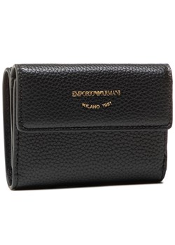 Emporio Armani Mały Portfel Damski Y3H215 YFW9B 80001 Czarny ze sklepu MODIVO w kategorii Portfele damskie - zdjęcie 181888154