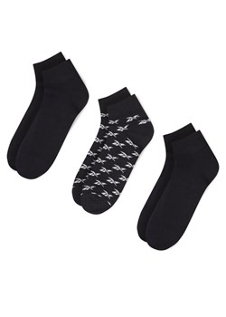 Reebok Zestaw 3 par niskich skarpet unisex CL FO Ankle Sock 3P GG6675 Czarny ze sklepu MODIVO w kategorii Skarpetki damskie - zdjęcie 181888254