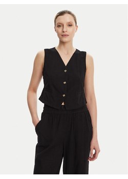 Vero Moda Kamizelka garniturowa Caia 10333795 Czarny Regular Fit ze sklepu MODIVO w kategorii Kamizelki damskie - zdjęcie 181888363