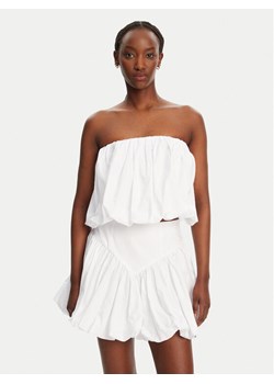 BARDOT Top Lissett Poplin 59795TB Biały Relaxed Fit ze sklepu MODIVO w kategorii Bluzki damskie - zdjęcie 181888501