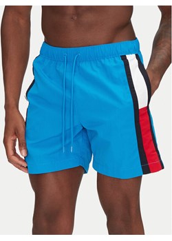 Tommy Hilfiger Szorty kąpielowe UM0UM02730 Granatowy Regular Fit ze sklepu MODIVO w kategorii Kąpielówki - zdjęcie 181888592