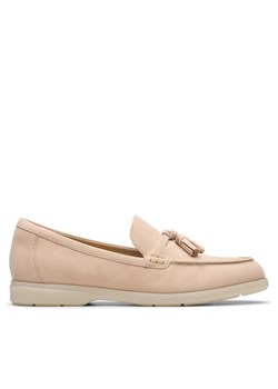 Clarks Mokasyny Narini Edge 26181453 Beżowy ze sklepu MODIVO w kategorii Mokasyny damskie - zdjęcie 181888640
