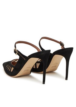 MALONE SOULIERS Klapki Bardot 90-2 Czarny ze sklepu MODIVO w kategorii Klapki damskie - zdjęcie 181890031