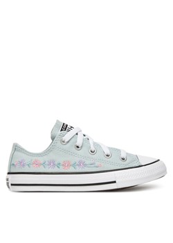 Converse Trampki Chuck Taylor All Star Florals A11776C Błękitny ze sklepu MODIVO w kategorii Trampki dziecięce - zdjęcie 181893182