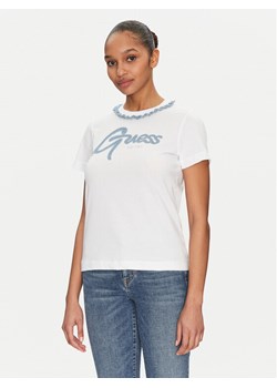 Guess T-Shirt W5GI03 I3Z14 Biały Regular Fit ze sklepu MODIVO w kategorii Bluzki damskie - zdjęcie 181893531