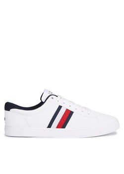 Tommy Hilfiger Tenisówki Iconic Vulc Stripes Mesh FM0FM05072 Biały - id: 0000303773007 - marki Tommy Hilfiger - 181893594 Tommy Hilfiger Tenisówki Iconic Vulc Stripes Mesh FM0FM05072 Biały ze sklepu MODIVO w kategorii Trampki męskie - zdjęcie 181893594