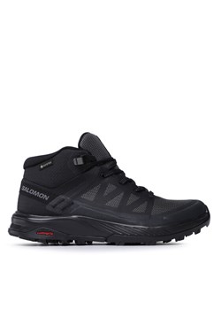 Salomon Trekkingi Outrise Mid Gtx W L47160500 Czarny ze sklepu MODIVO w kategorii Buty trekkingowe damskie - zdjęcie 181893751