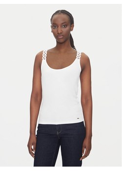 Morgan Top 251-DOUBI Biały Slim Fit ze sklepu MODIVO w kategorii Bluzki damskie - zdjęcie 181893781